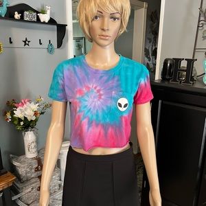 a.lab Crop T-Shirt SZ SM‎